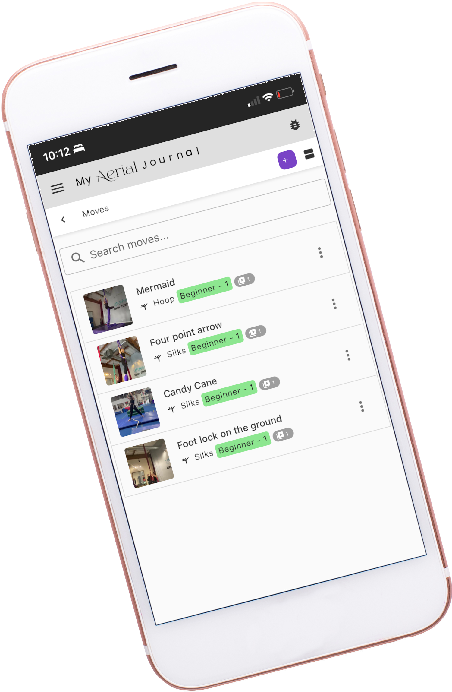 My Aerial Journal Features